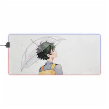 Charger l&#39;image dans la galerie, Tapis de souris LED RVB My Hero Academia Izuku Midoriya (tapis de bureau)
