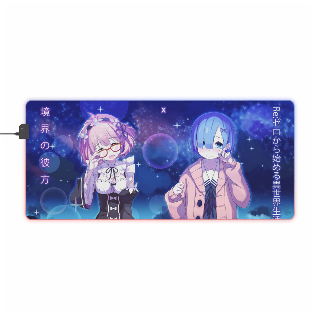 Anime Crossover RGB LED Mouse Pad (Desk Mat)