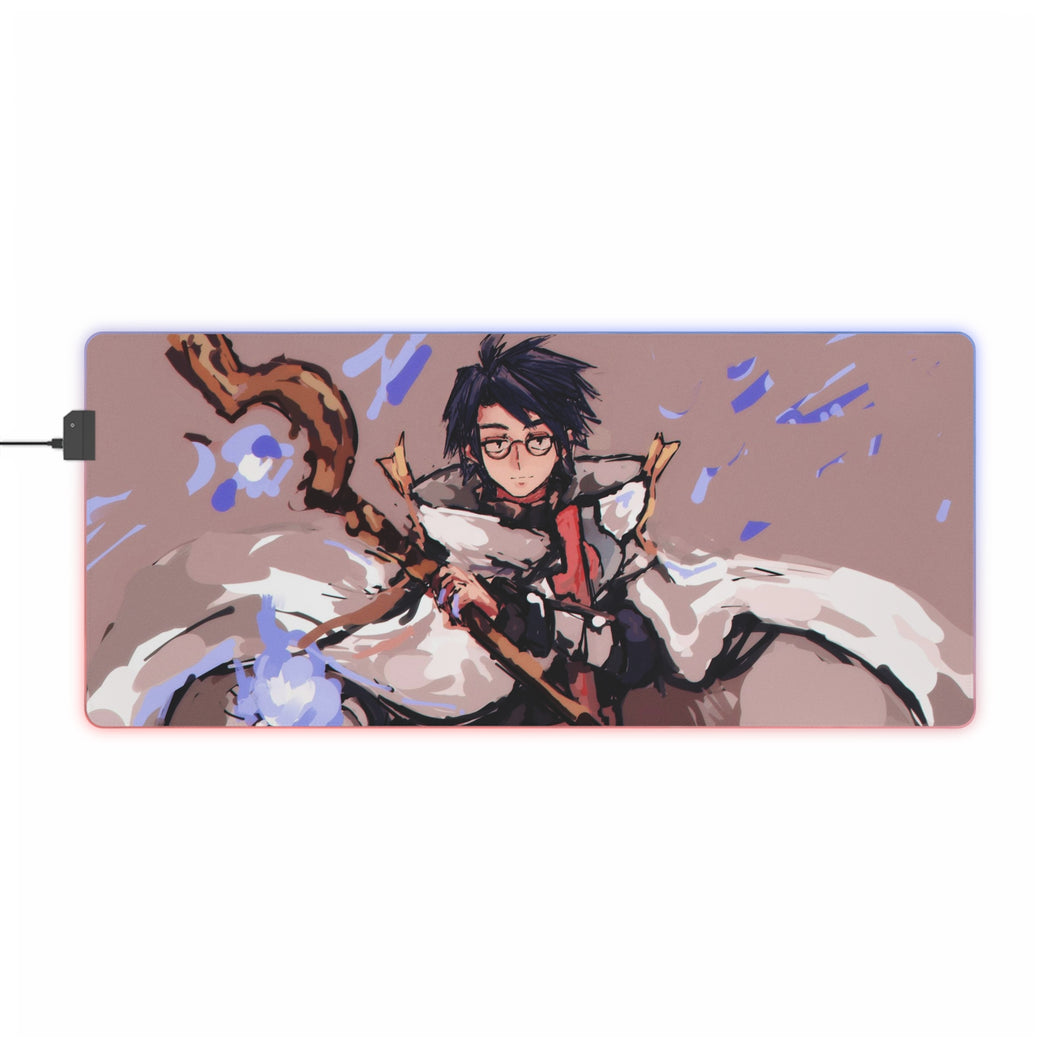 Tapis de souris LED RVB Log Horizon Shiroe (tapis de bureau)