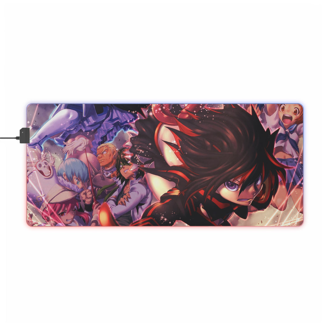 Tapis de souris LED RVB Anime Kill La Kill (tapis de bureau)