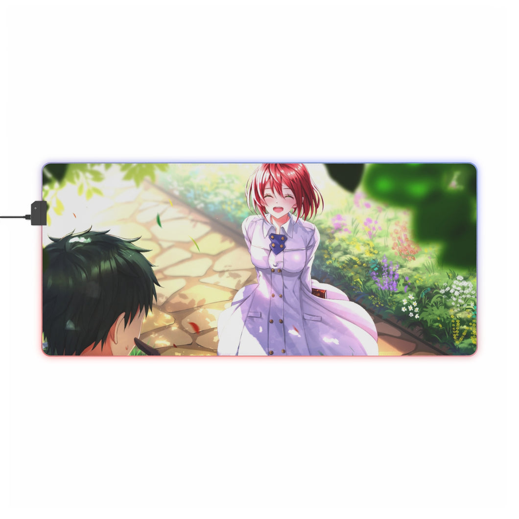 Snow White with the Red Hair Akagami No Shirayuki-hime, Shirayuki, Obi RGB LED Mouse Pad (Desk Mat)