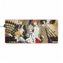 Load image into Gallery viewer, Bungou Stray Dogs Osamu Dazai, Atsushi Nakajima, Ranpo Edogawa, Akiko Yosano, Doppo Kunikida RGB LED Mouse Pad (Desk Mat)
