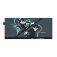 Cargar imagen en el visor de la galería, Rin and Yukio Okumura RGB LED Mouse Pad (Desk Mat)
