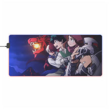 Cargar imagen en el visor de la galería, My Hero Academia Izuku Midoriya, Katsuki Bakugou, Tenya Iida RGB LED Mouse Pad (Desk Mat)
