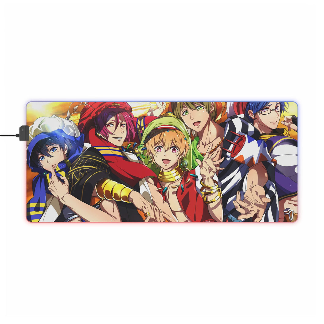 Free! Rin Matsuoka, Makoto Tachibana, Haruka Nanase, Nagisa Hazuki RGB LED Mouse Pad (Desk Mat)