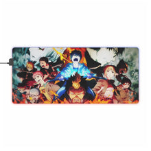 Cargar imagen en el visor de la galería, Blue Exorcist Rin Okumura, Yukio Okumura, Kuro, Shura Kirigakure, Shiemi Moriyama RGB LED Mouse Pad (Desk Mat)
