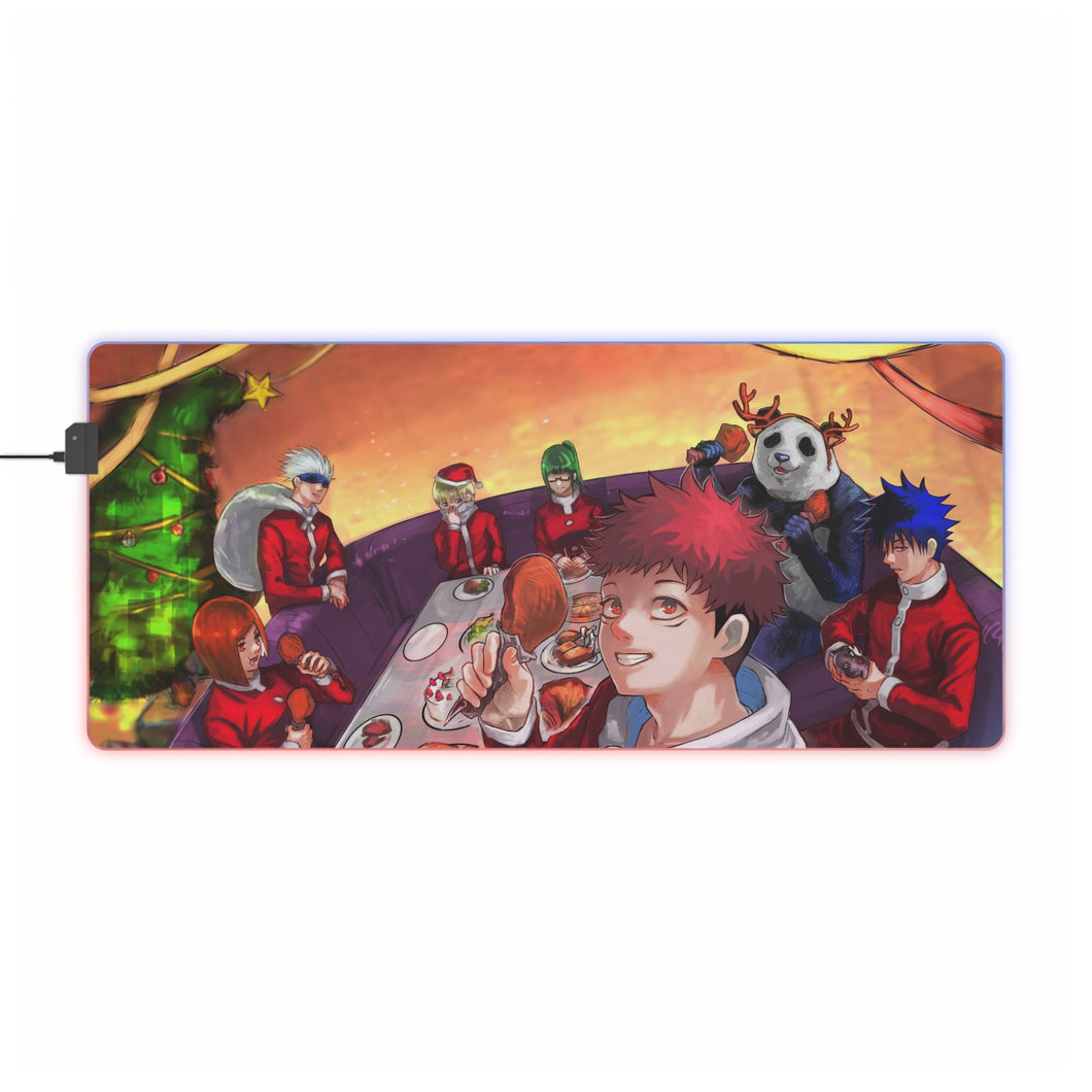 Tapis de souris LED RVB Jujutsu Kaisen (tapis de bureau)