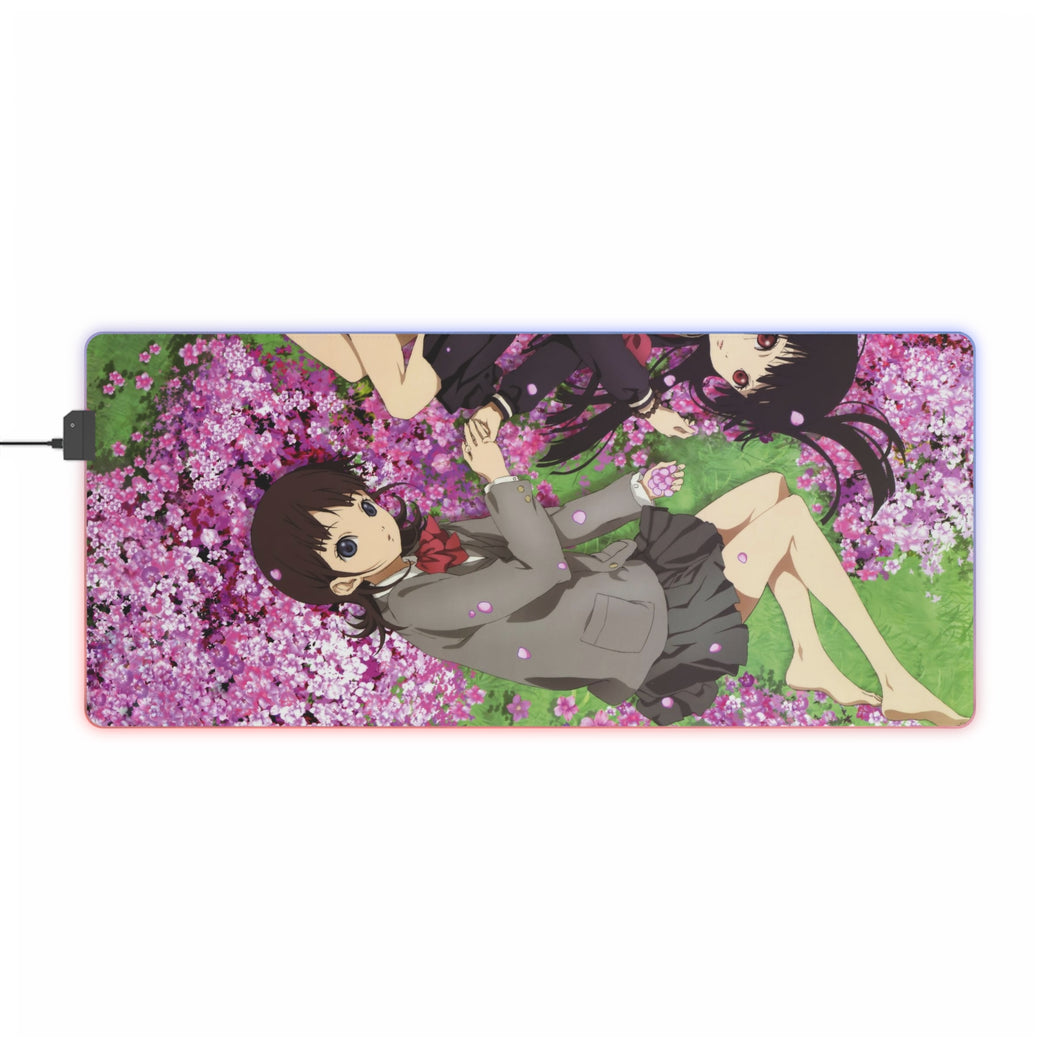 Tapis de souris LED RVB Jigoku Shōjo (tapis de bureau)