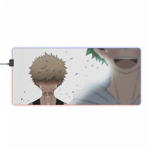 Cargar imagen en el visor de la galería, Alfombrilla de ratón RGB LED (alfombrilla de escritorio) de My Hero Academia Izuku Midoriya y Katsuki Bakugou
