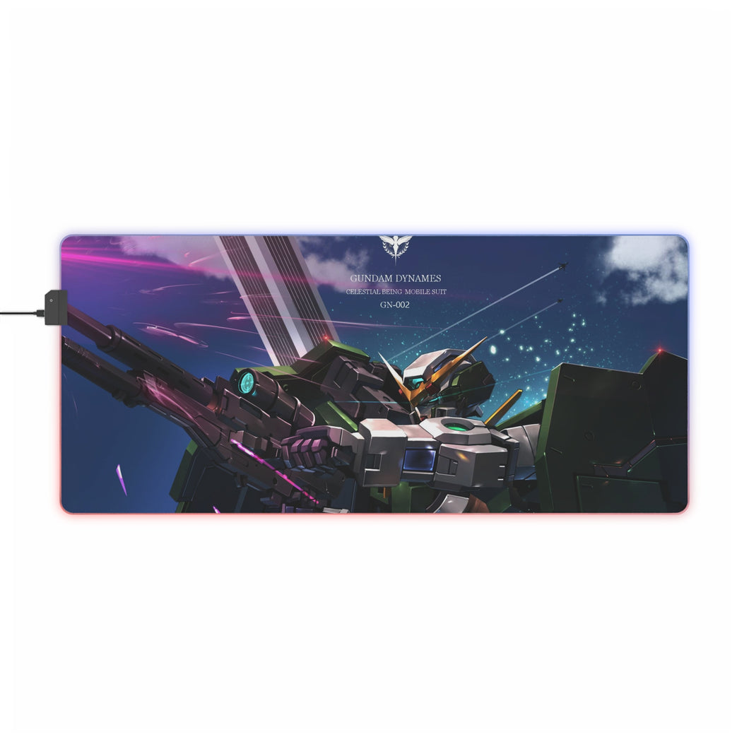 Tapis de souris LED RGB 002 Gundam Dynames (tapis de bureau)