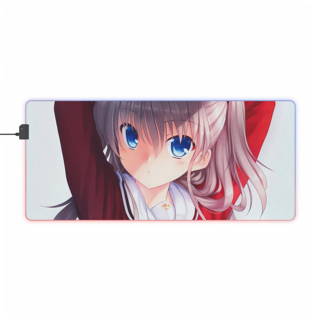 Tapis de souris LED RVB Charlotte Nao Tomori (tapis de bureau)