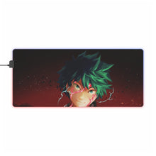 Charger l&#39;image dans la galerie, Tapis de souris LED RVB My Hero Academia Izuku Midoriya (tapis de bureau)
