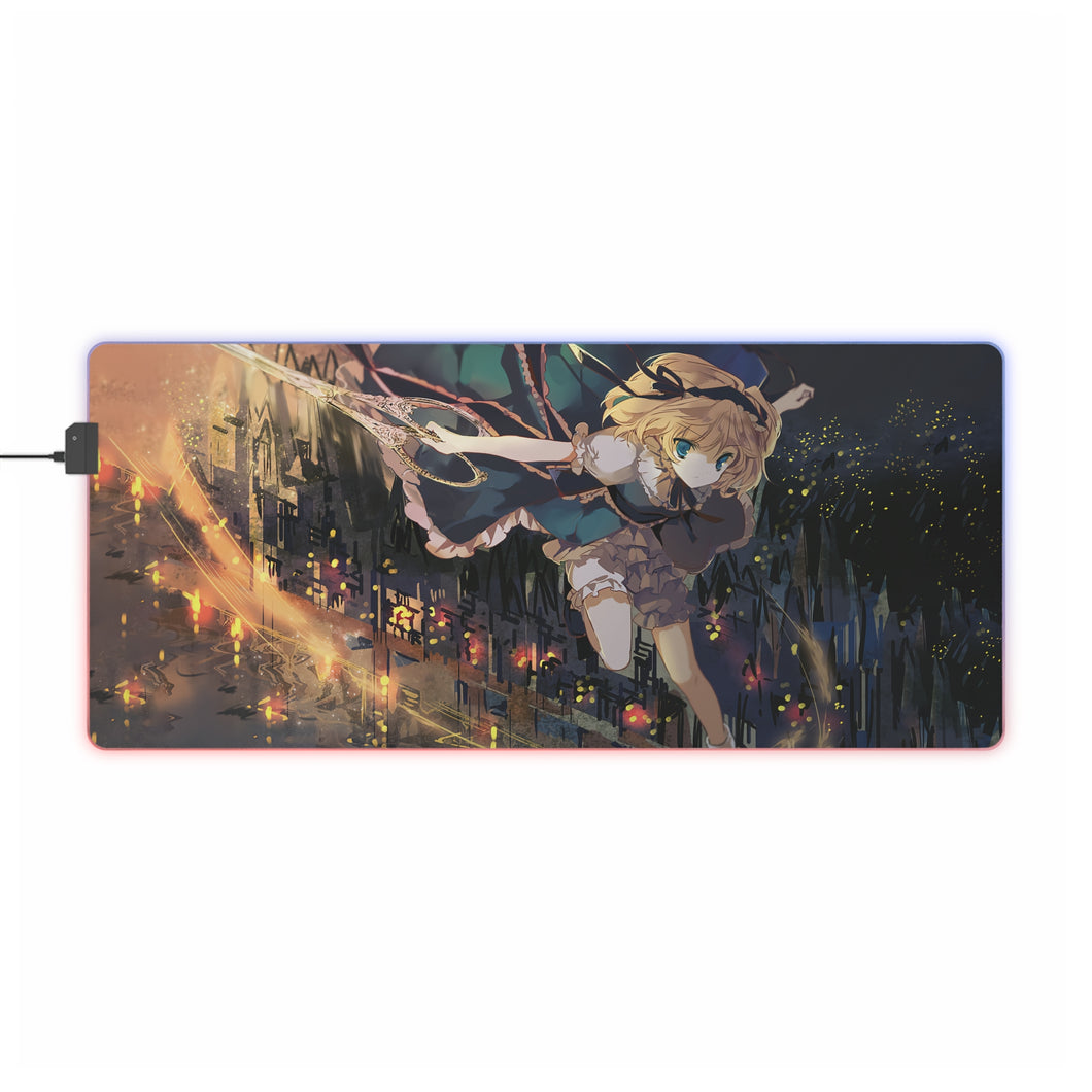 Tapis de souris LED RVB Touhou (tapis de bureau)