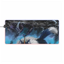 Charger l&#39;image dans la galerie, Tapis de souris LED RVB Tempest Wolf (tapis de bureau)
