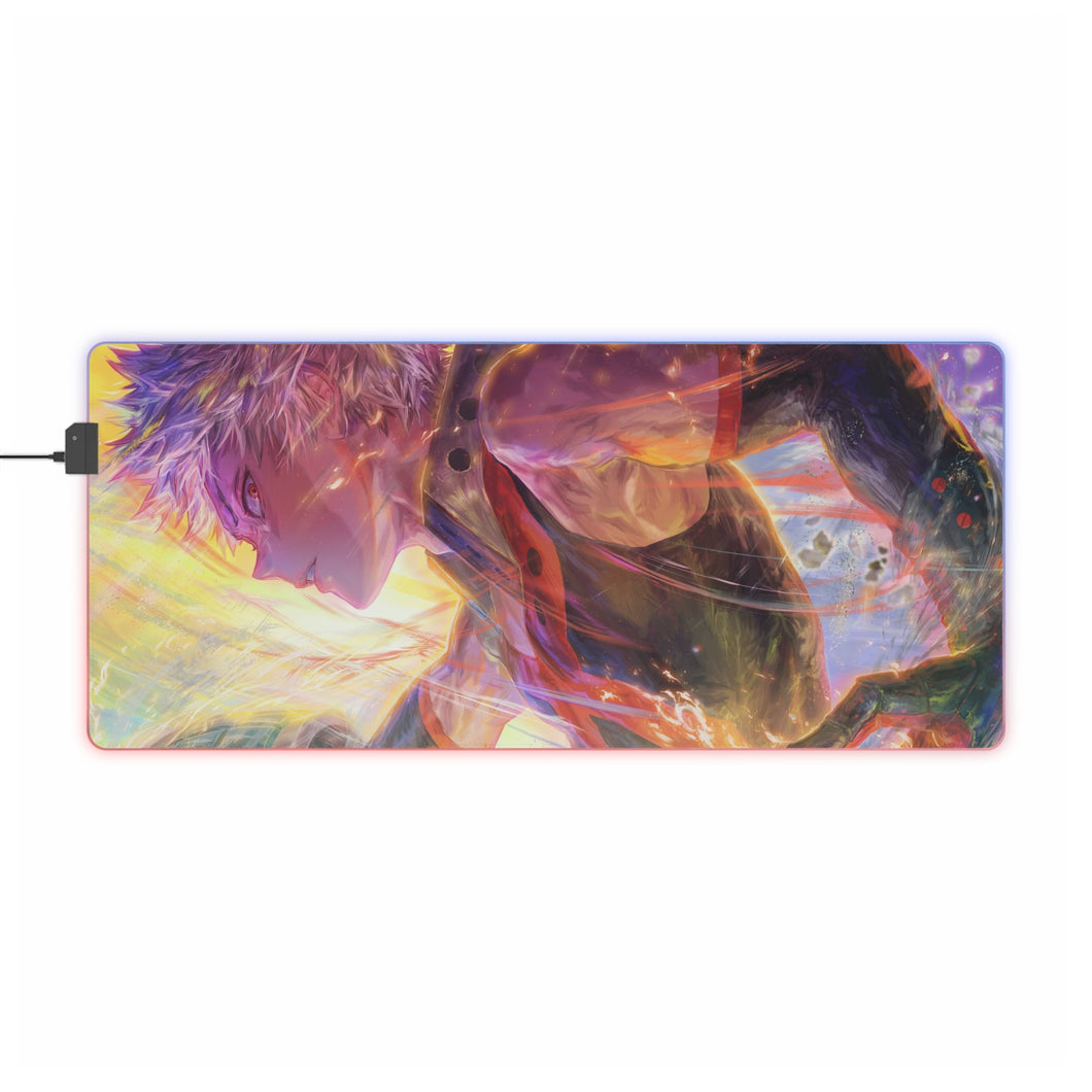 My Hero Academia Katsuki Bakugou RGB LED Mouse Pad (Desk Mat)