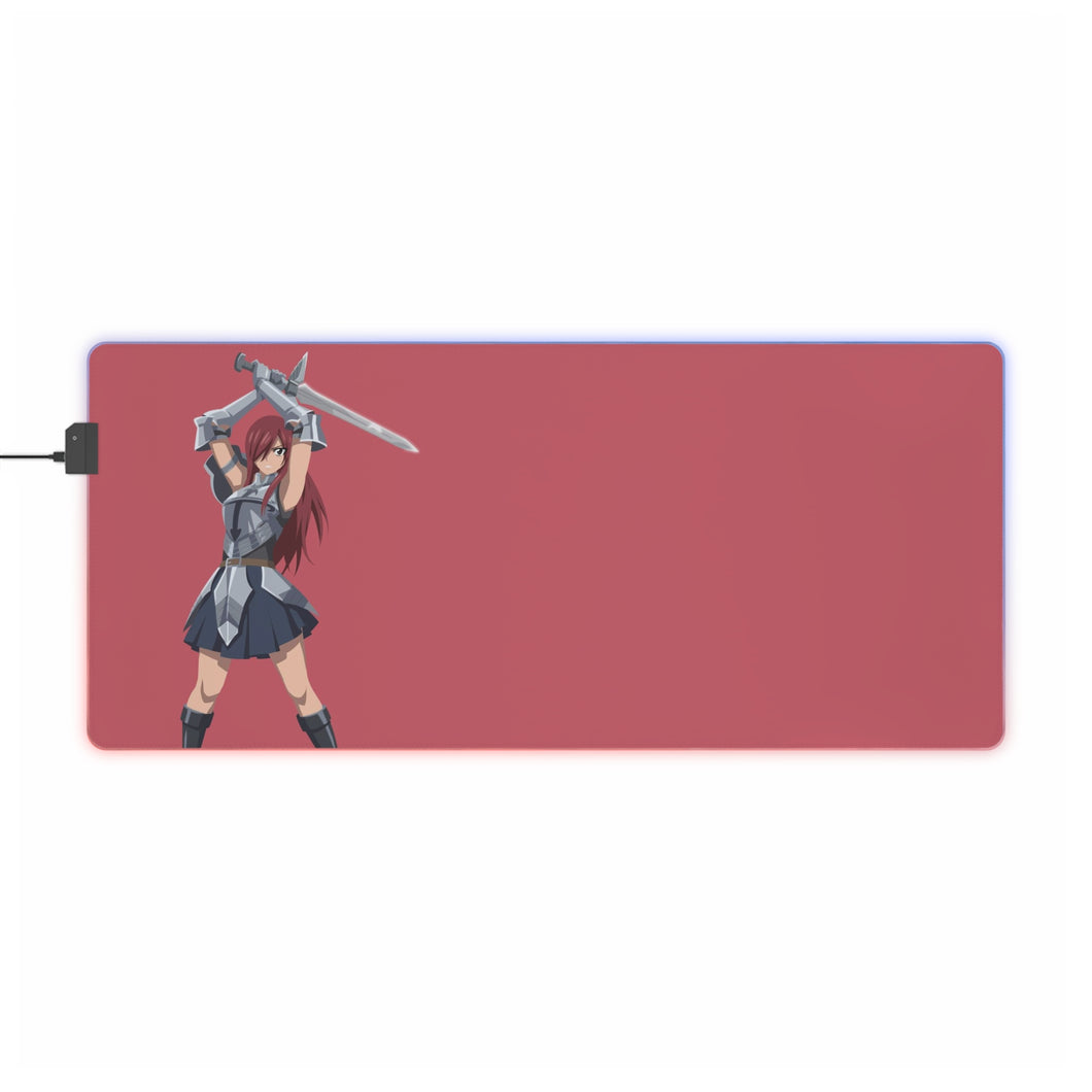 Erza Scarlet RGB LED Mouse Pad (Desk Mat)