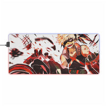 Cargar imagen en el visor de la galería, My Hero Academia Katsuki Bakugou RGB LED Mouse Pad (Desk Mat)
