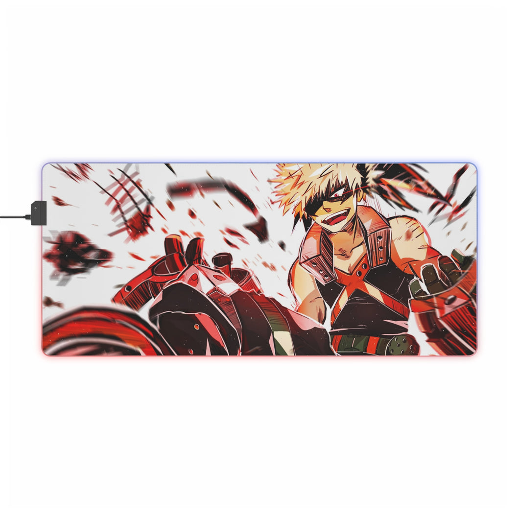 My Hero Academia Katsuki Bakugou RGB LED Mouse Pad (Desk Mat)