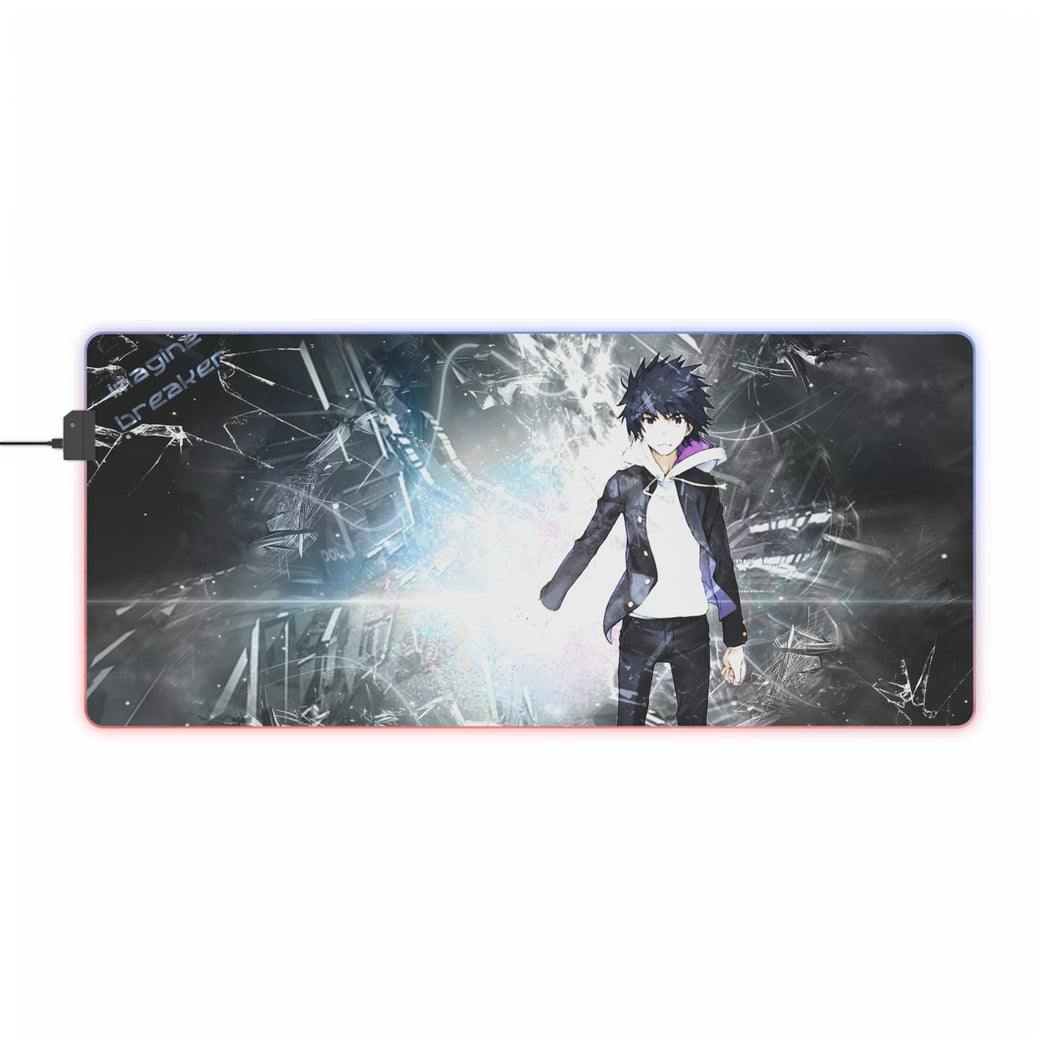 A Certain Magical Index Kamijou Touma RGB LED Mouse Pad (Desk Mat)