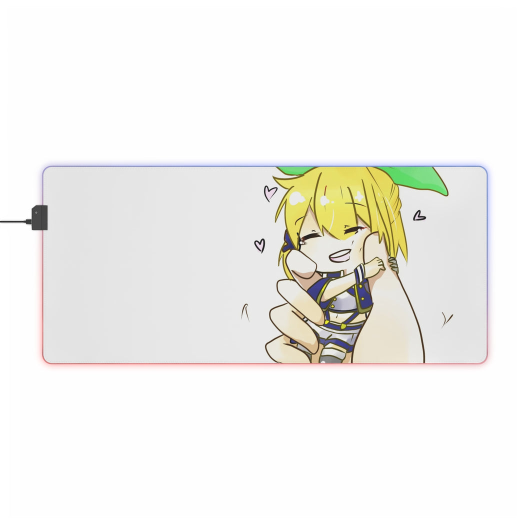 Rokudenashi Majutsu Koushi to Akashic Records Tapis de souris LED RVB (tapis de bureau)