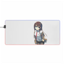 Load image into Gallery viewer, Makise Kurisu RGB LED Mouse Pad (Desk Mat)
