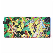 Cargar imagen en el visor de la galería, My Hero Academia Izuku Midoriya, Katsuki Bakugou, All Might, Tenya Iida, Tsuyu Asui RGB LED Mouse Pad (Desk Mat)
