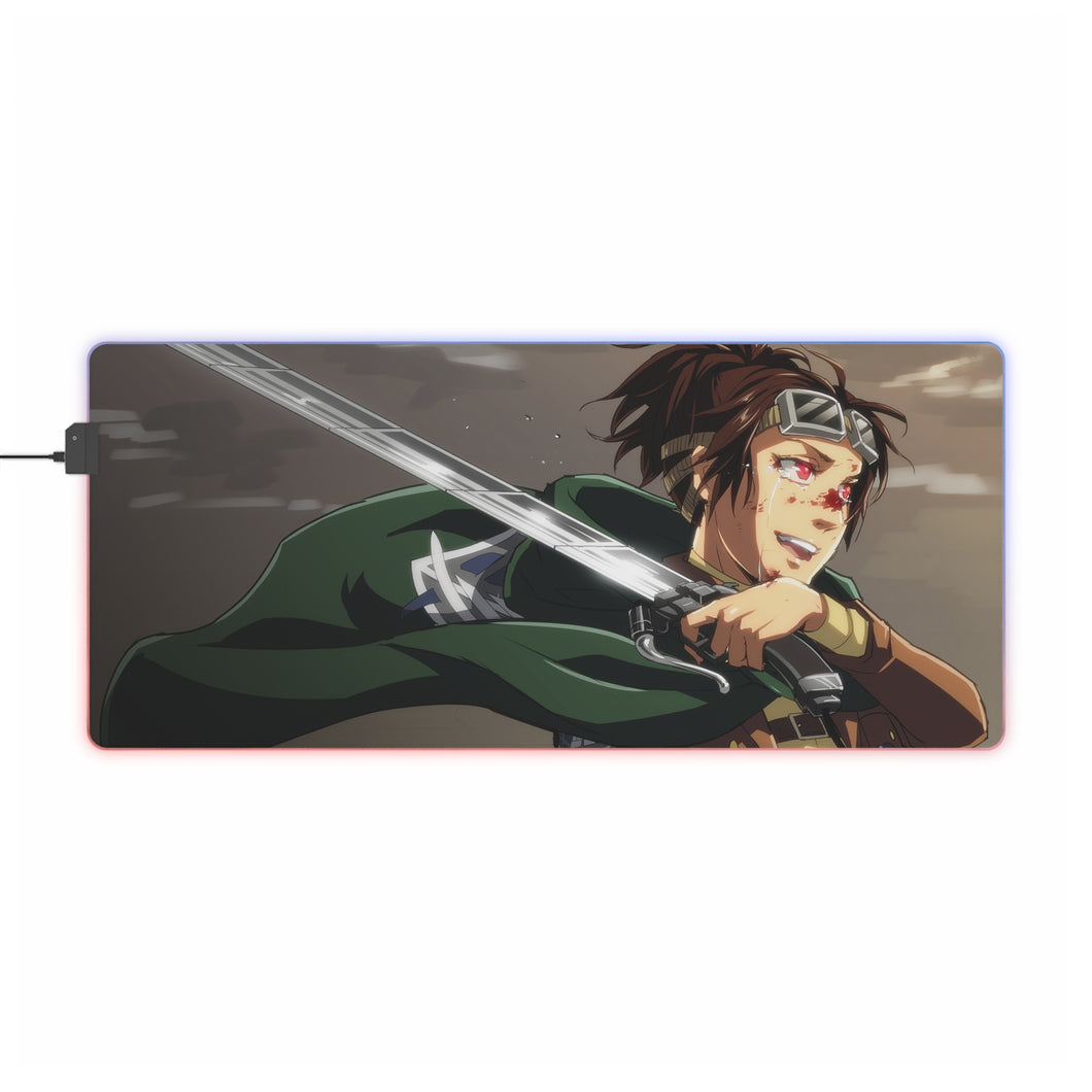 Anime Attack On Titan RGB LED Mouse Pad (Desk Mat)