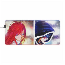 Charger l&#39;image dans la galerie, Tapis de souris LED RGB Fairy Tail Erza Scarlet, Jellal Fernandes (tapis de bureau)
