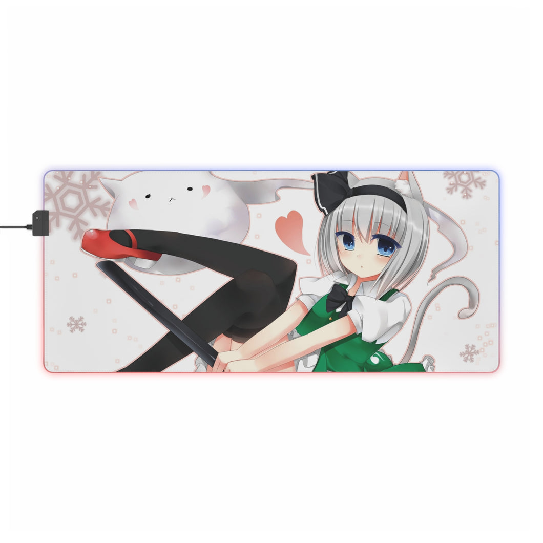 1/3 Human 1/3 Phantom 1/3 Neko? RGB LED Mouse Pad (Desk Mat)