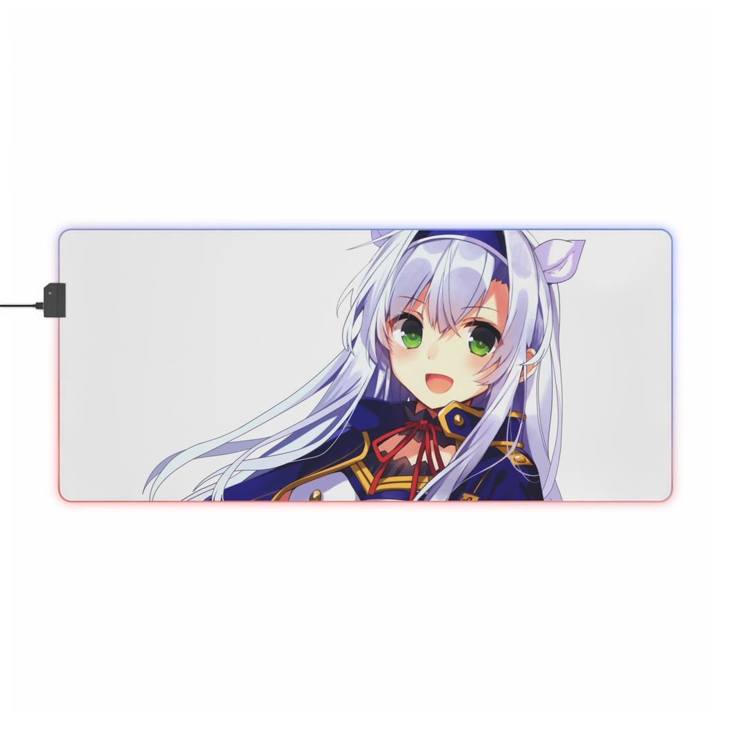 Rokudenashi Majutsu Koushi to Akashic Records RGB LED Mouse Pad (Desk Mat)