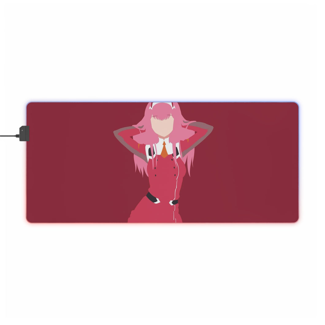 Zero Two RGB LED Mouse Pad (Desk Mat)