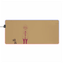 Load image into Gallery viewer, Beyond the Boundary Mirai Kuriyama RGB LED Mouse Pad (Desk Mat)
