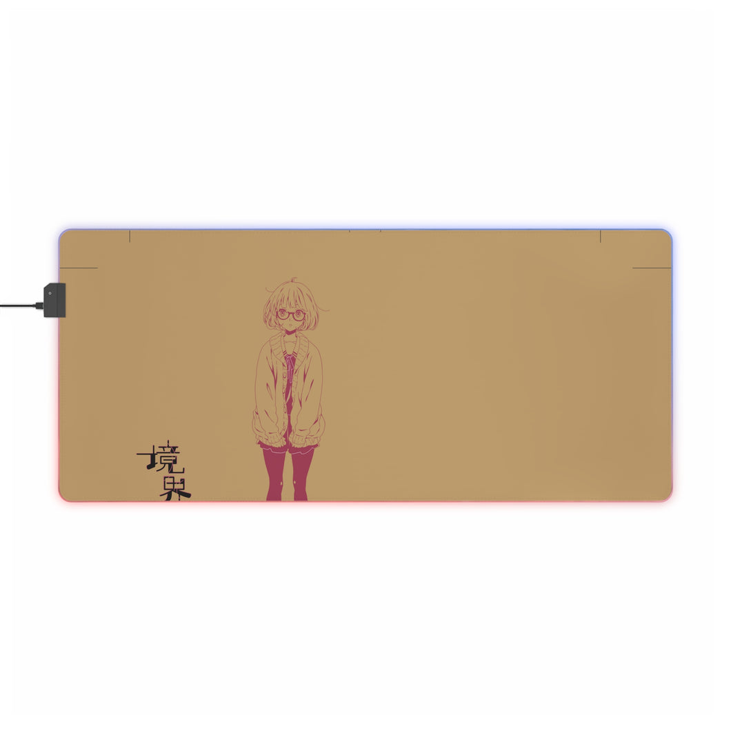 Beyond the Boundary Mirai Kuriyama RGB LED Mouse Pad (Desk Mat)