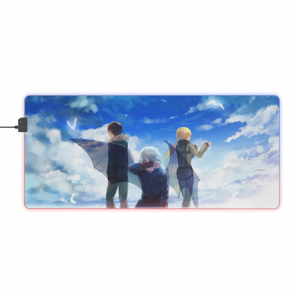 Tapis de souris LED RVB Aldnoah.Zero (tapis de bureau)