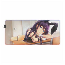 Charger l&#39;image dans la galerie, Tapis de souris LED RGB Rascal Does Not Dream Of Bunny Girl Senpai (tapis de bureau)
