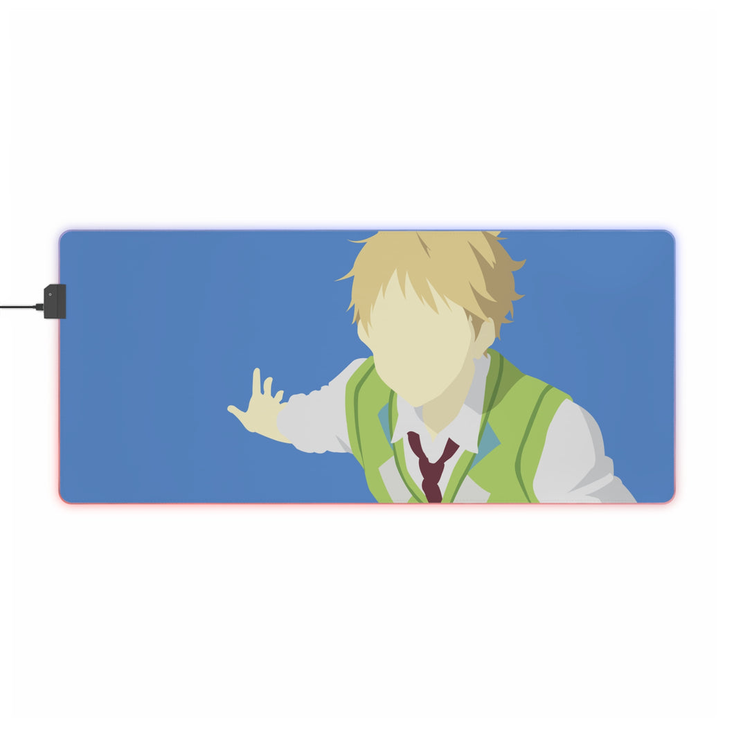 akihito kanbara kyoukai no kanata minimalist RGB LED Mouse Pad (Desk Mat)