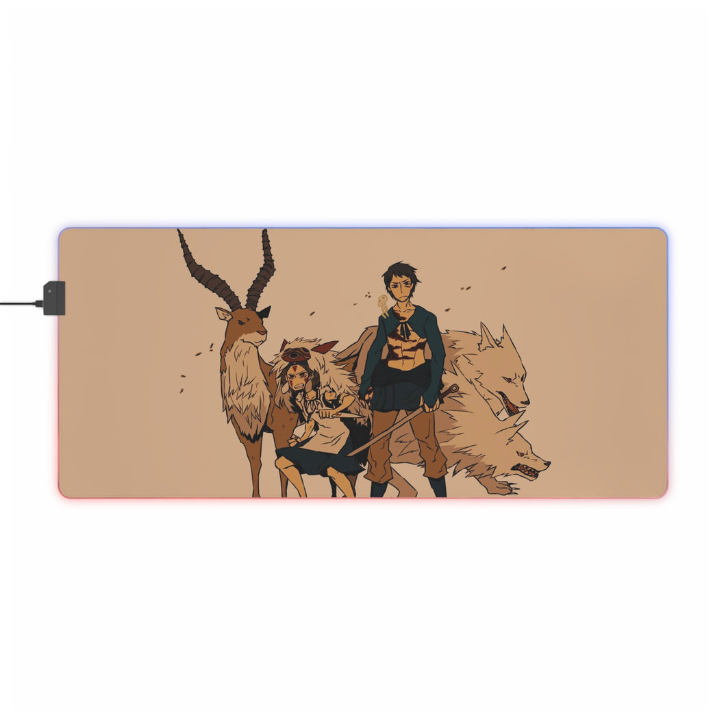 Princess Mononoke Ashitaka RGB LED Mouse Pad (Desk Mat)