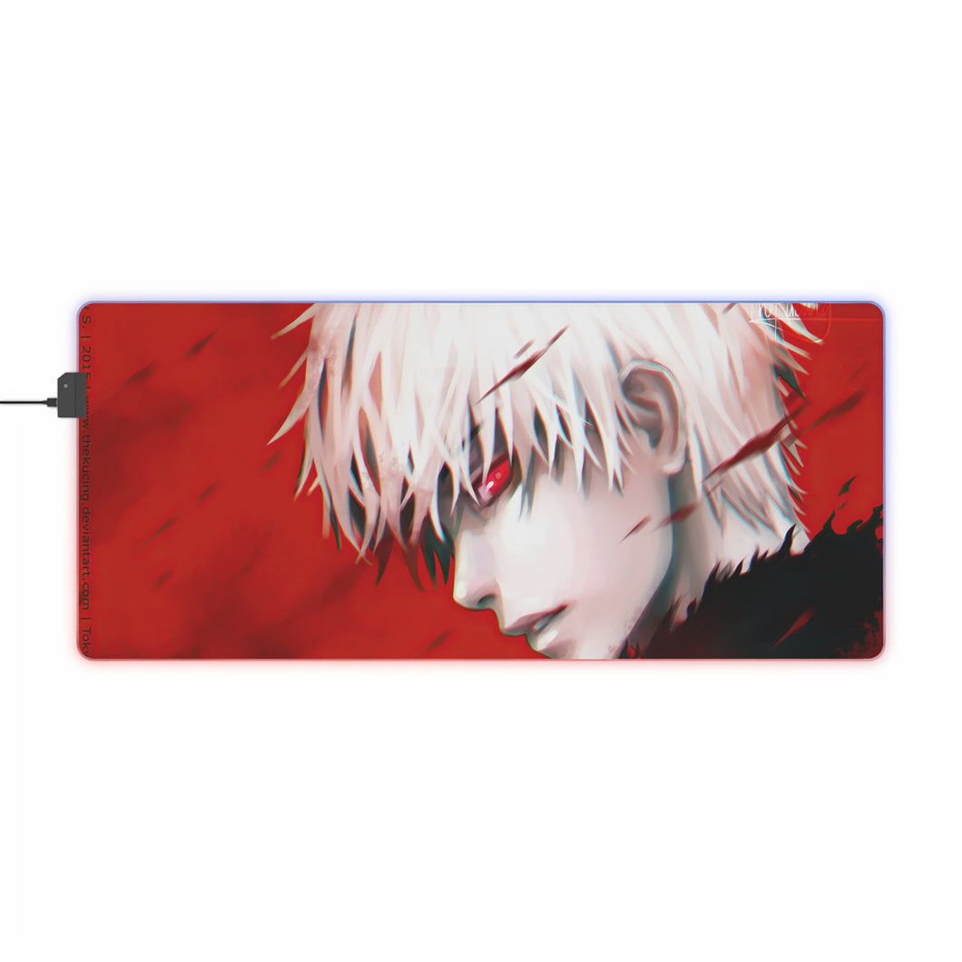 Tokyo Ghoul Ken Kaneki RGB LED Mouse Pad (Desk Mat)