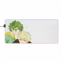 Cargar imagen en el visor de la galería, My Hero Academia Izuku Midoriya, Katsuki Bakugou RGB LED Mouse Pad (Desk Mat)
