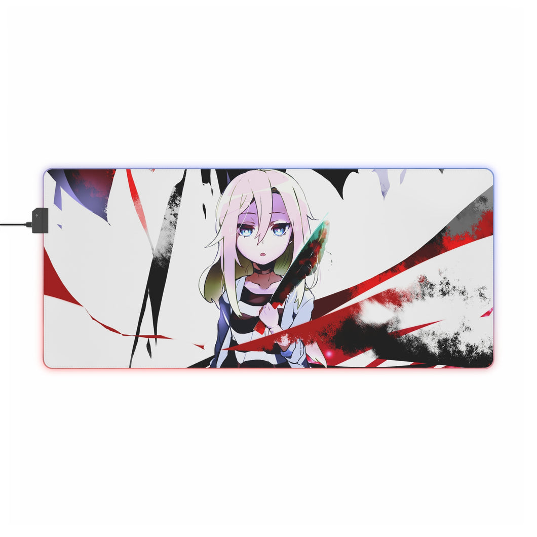 Tapis de souris LED RVB Angels Of Death Rachel Gardner (tapis de bureau)