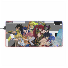 Charger l&#39;image dans la galerie, Tapis de souris LED RGB Fairy Tail Natsu Dragneel, Erza Scarlet, Gray Fullbuster, Lucy Heartfilia, Wendy Marvell (tapis de bureau)
