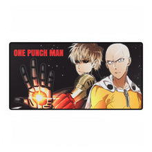 Load image into Gallery viewer, Genos and Saitama Mouse Pad (Desk Mat)
