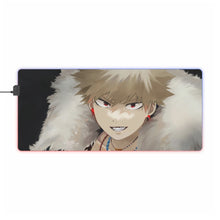 Cargar imagen en el visor de la galería, Alfombrilla de ratón (alfombrilla de escritorio) RGB LED My Hero Academia Katsuki Bakugou
