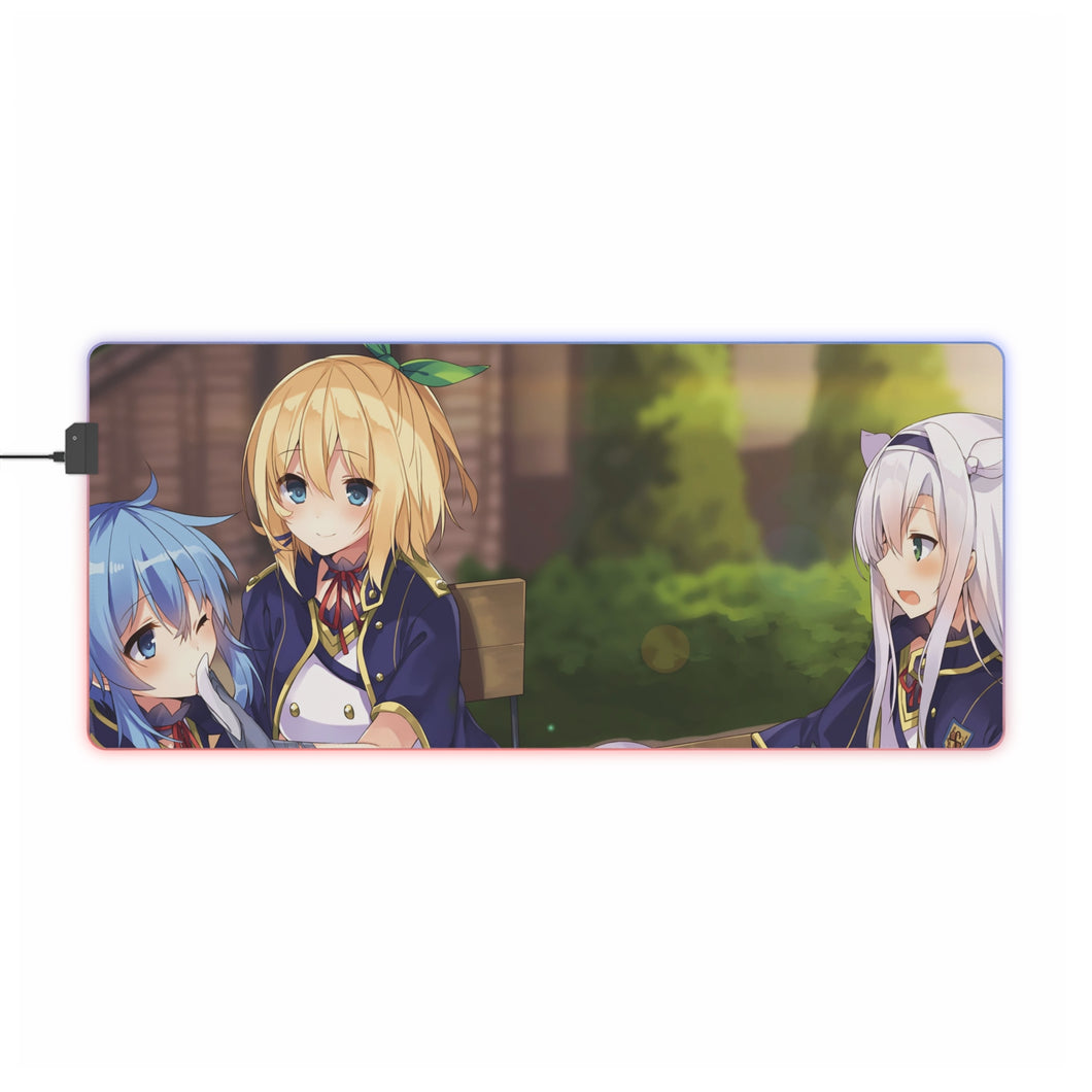 Rokudenashi Majutsu Koushi To Akashic Records Sistine Fibel, Rumia Tingel RGB LED Mouse Pad (Desk Mat)