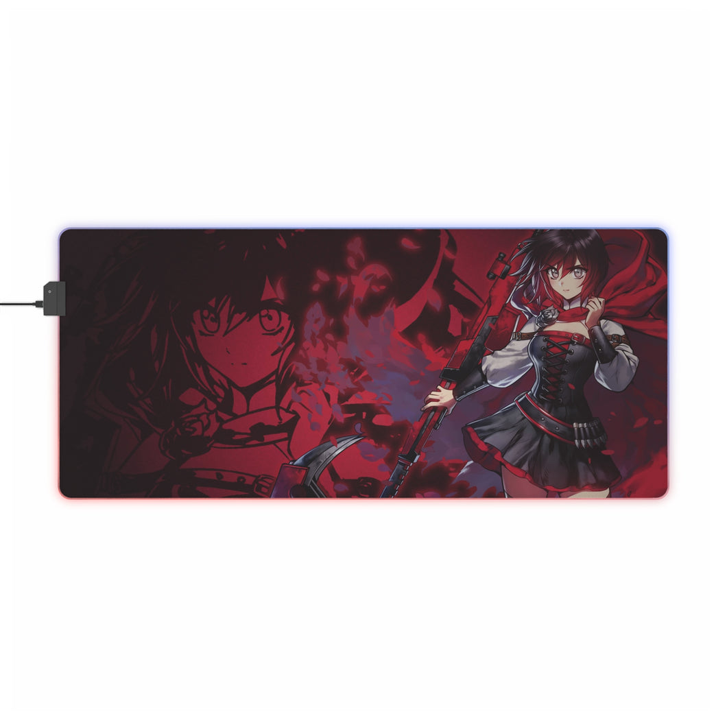 Tapis de souris LED RGB Anime RWBY (tapis de bureau)