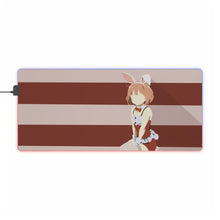 Load image into Gallery viewer, Beyond the Boundary Mirai Kuriyama RGB LED Mouse Pad (Desk Mat)
