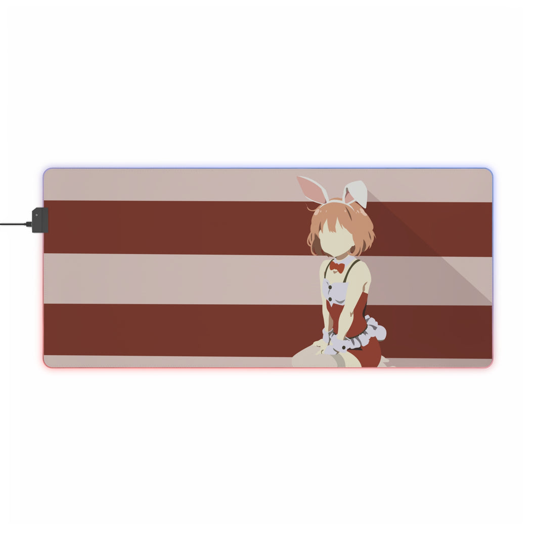 Beyond the Boundary Mirai Kuriyama RGB LED Mouse Pad (Desk Mat)