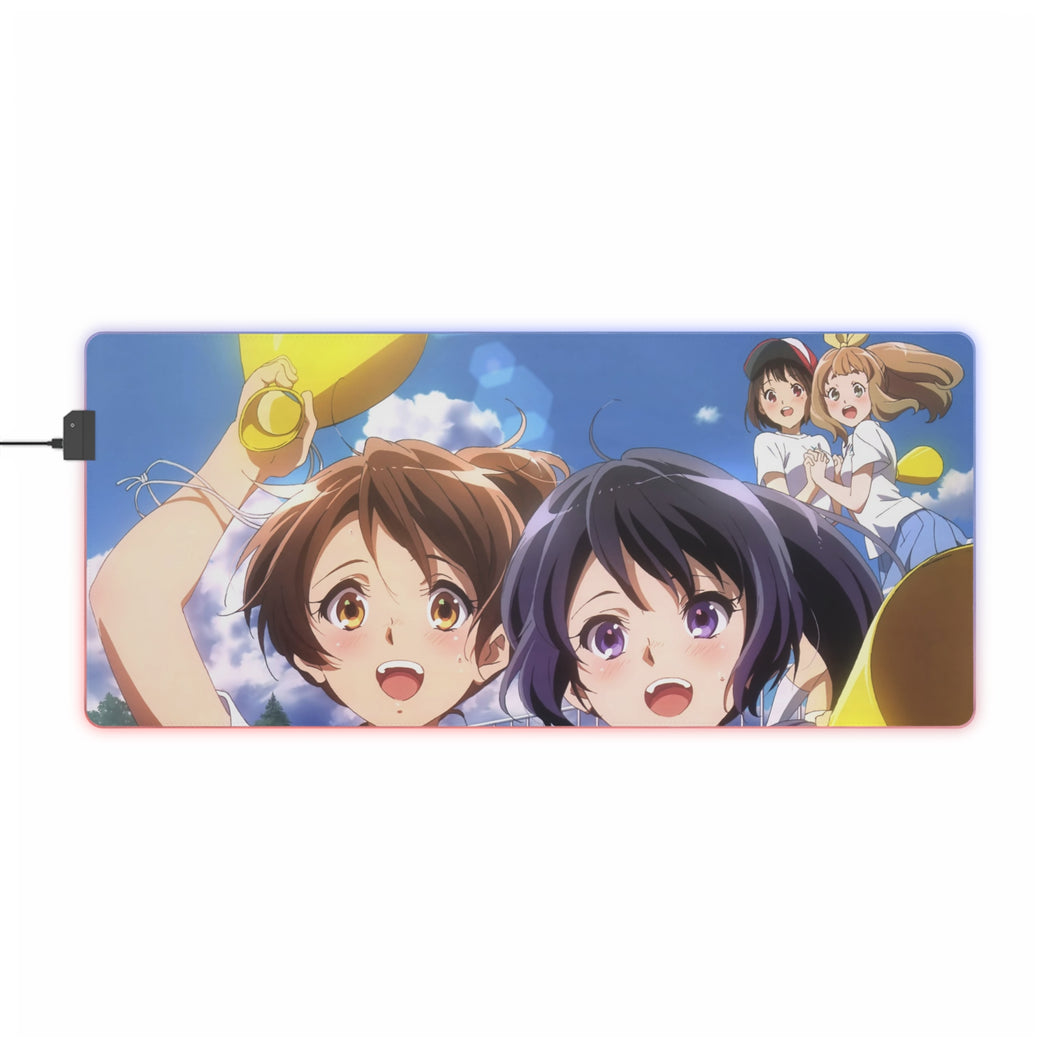 Sound! Euphonium Kumiko Oumae, Reina Kousaka, Yuuko Yoshikawa RGB LED Mouse Pad (Desk Mat)