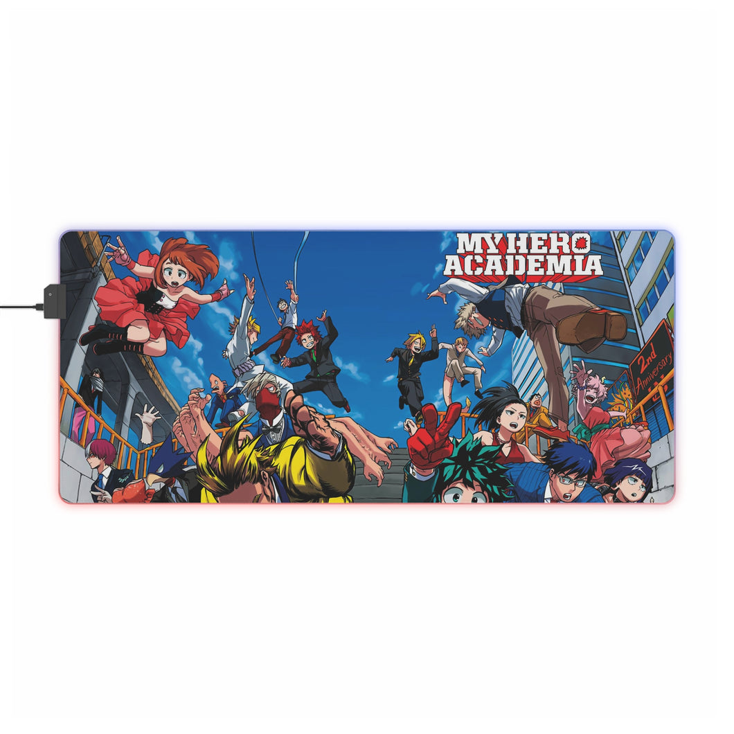 Formal Hero Academia RGB LED Mouse Pad (Desk Mat)