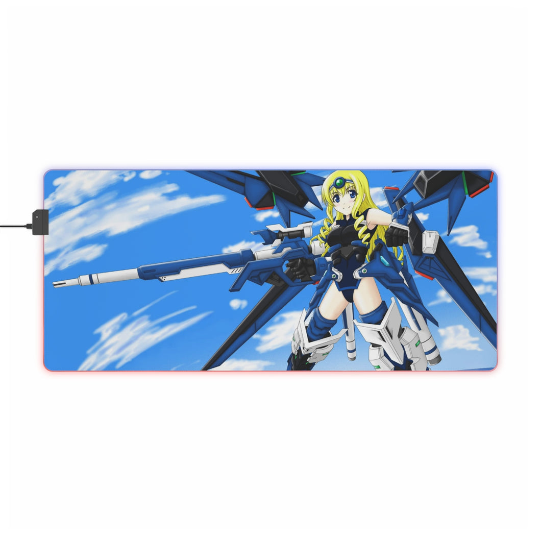 Tapis de souris LED RGB Infinite Stratos (tapis de bureau)